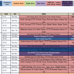 تقویم مسابقات ۲۰۱۴ کنفدراسیون آسیا منتشر شد